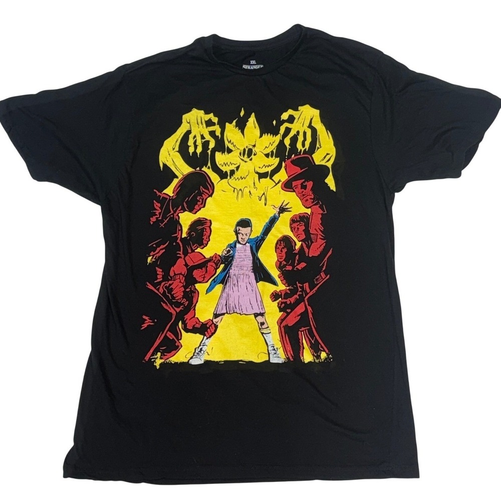 Stranger Things Loot Crate Eleven Demogorgon Tee Mens XXL Cotton Black